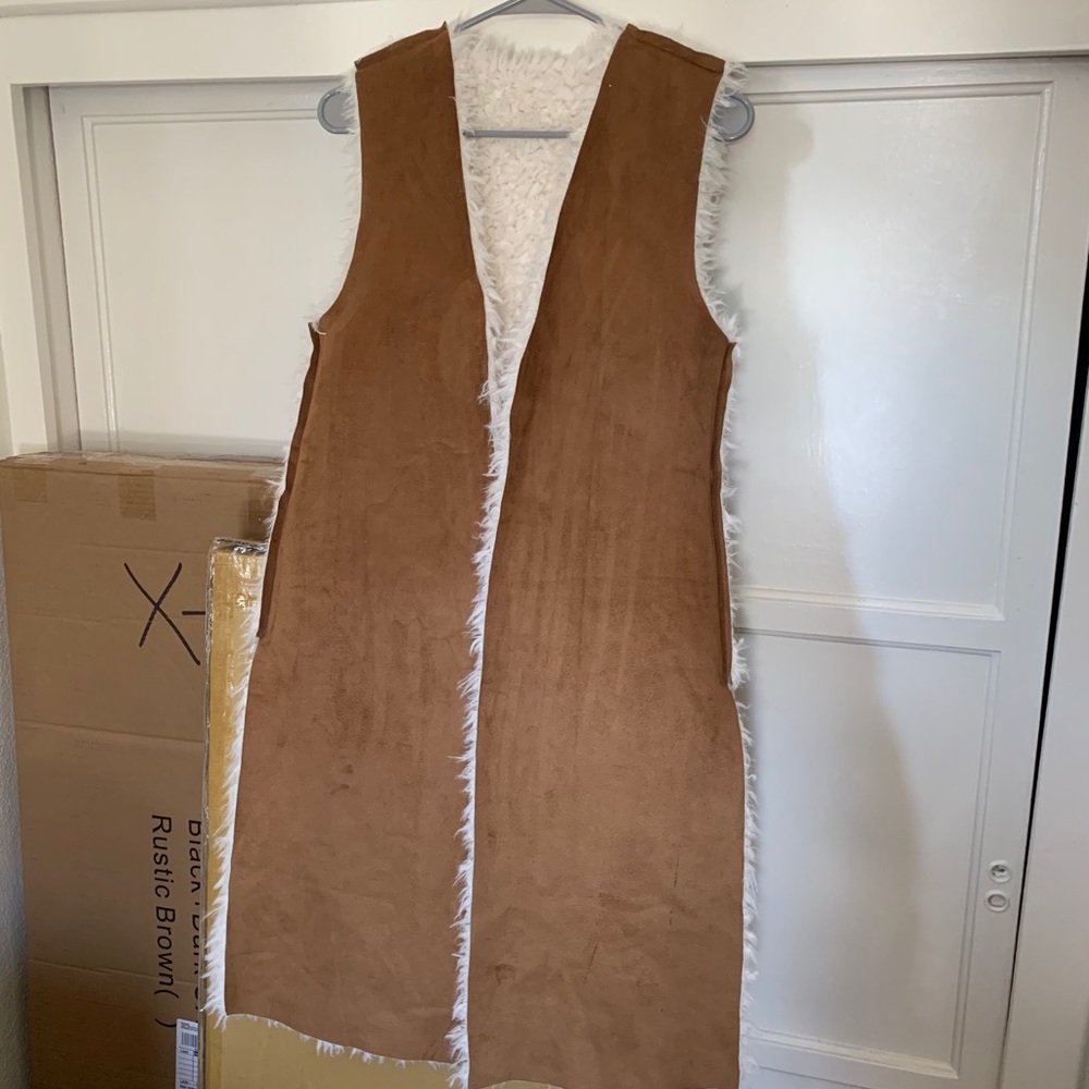 Reversible Women’s Suede/Fur Vest